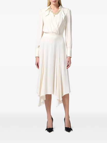 Asymmetric Pleated Dress