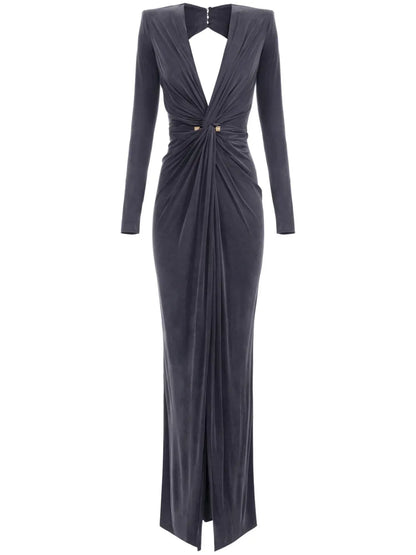 Draped Knot Detailing Dress