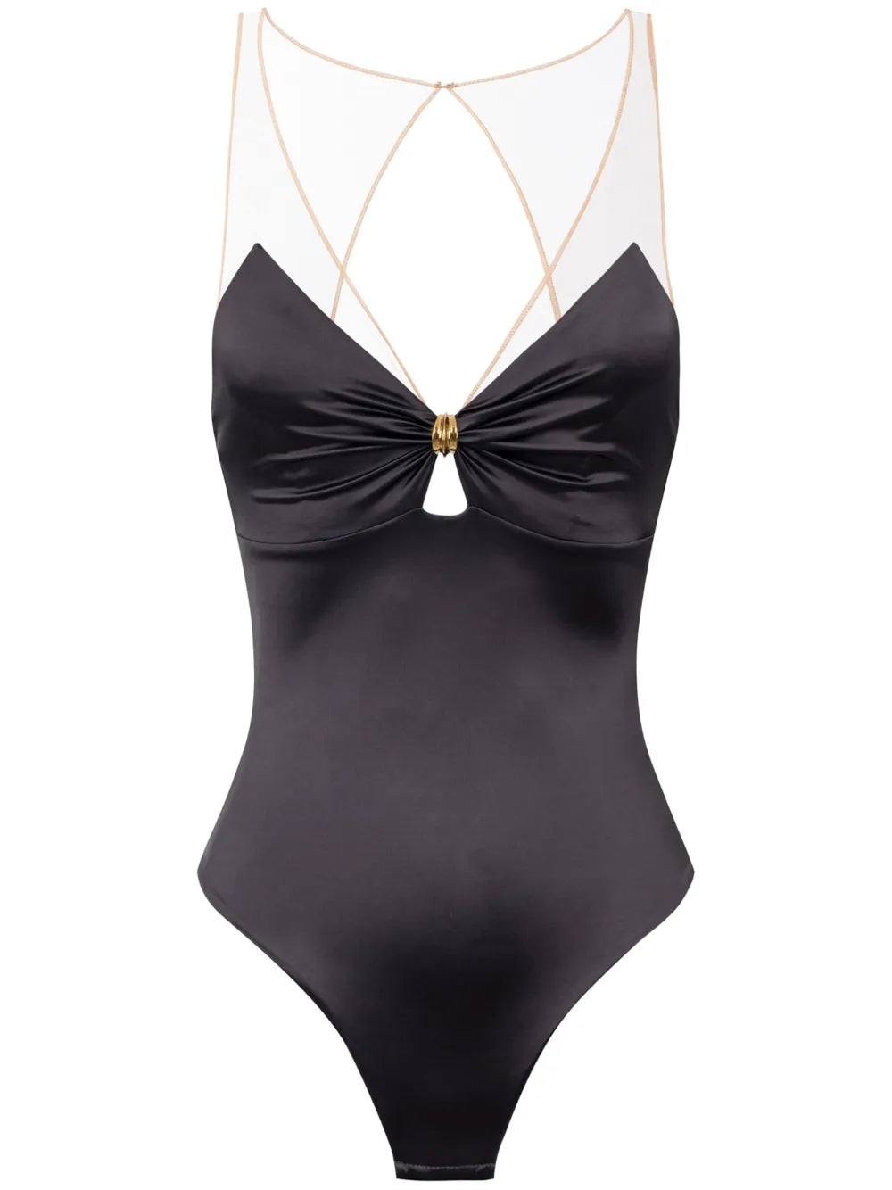 Tulle Detailing Bodysuit