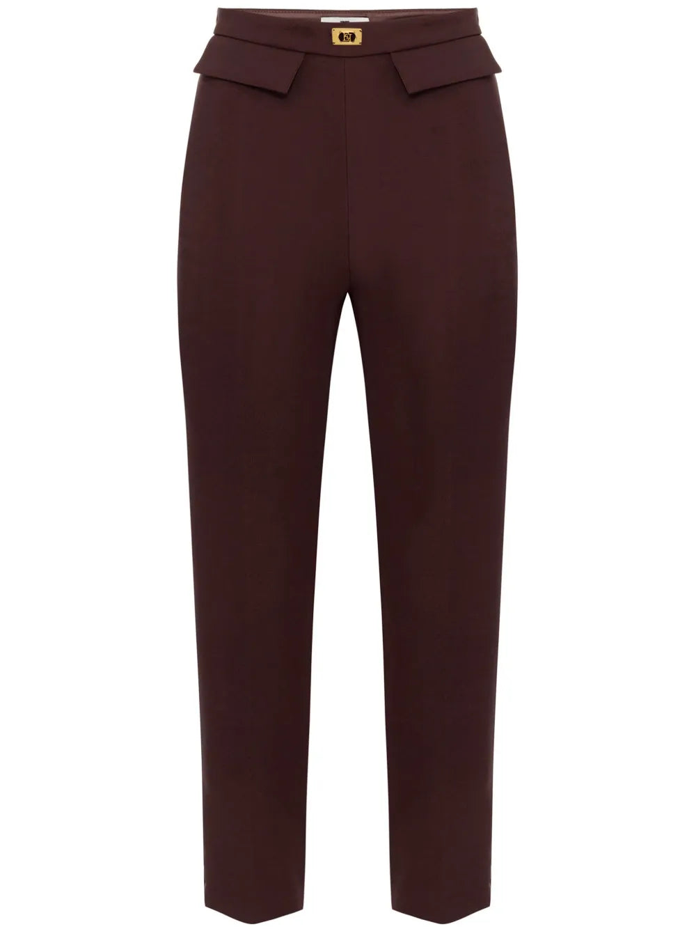 Slim-Fit Crepe Trousers