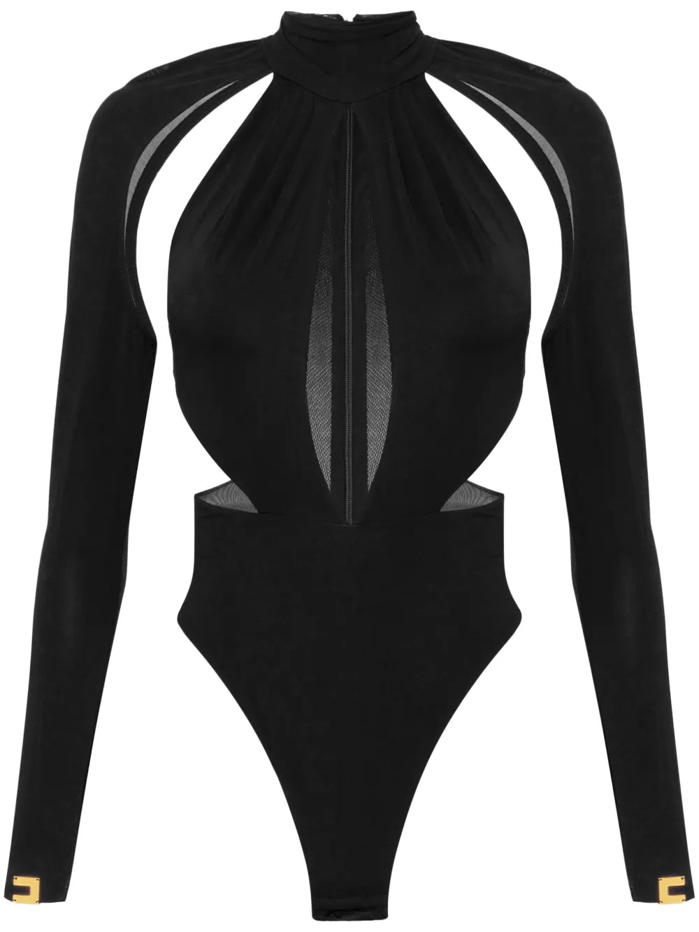 Cut-Out Jersey Bodysuit