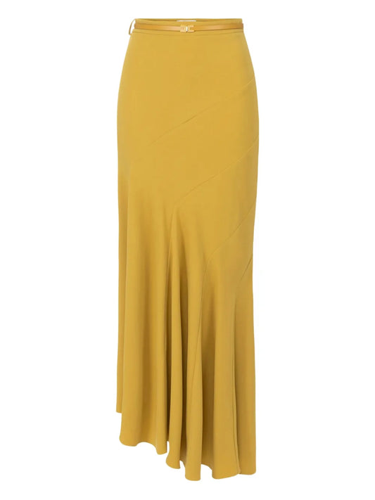 Belted Midi Skirt