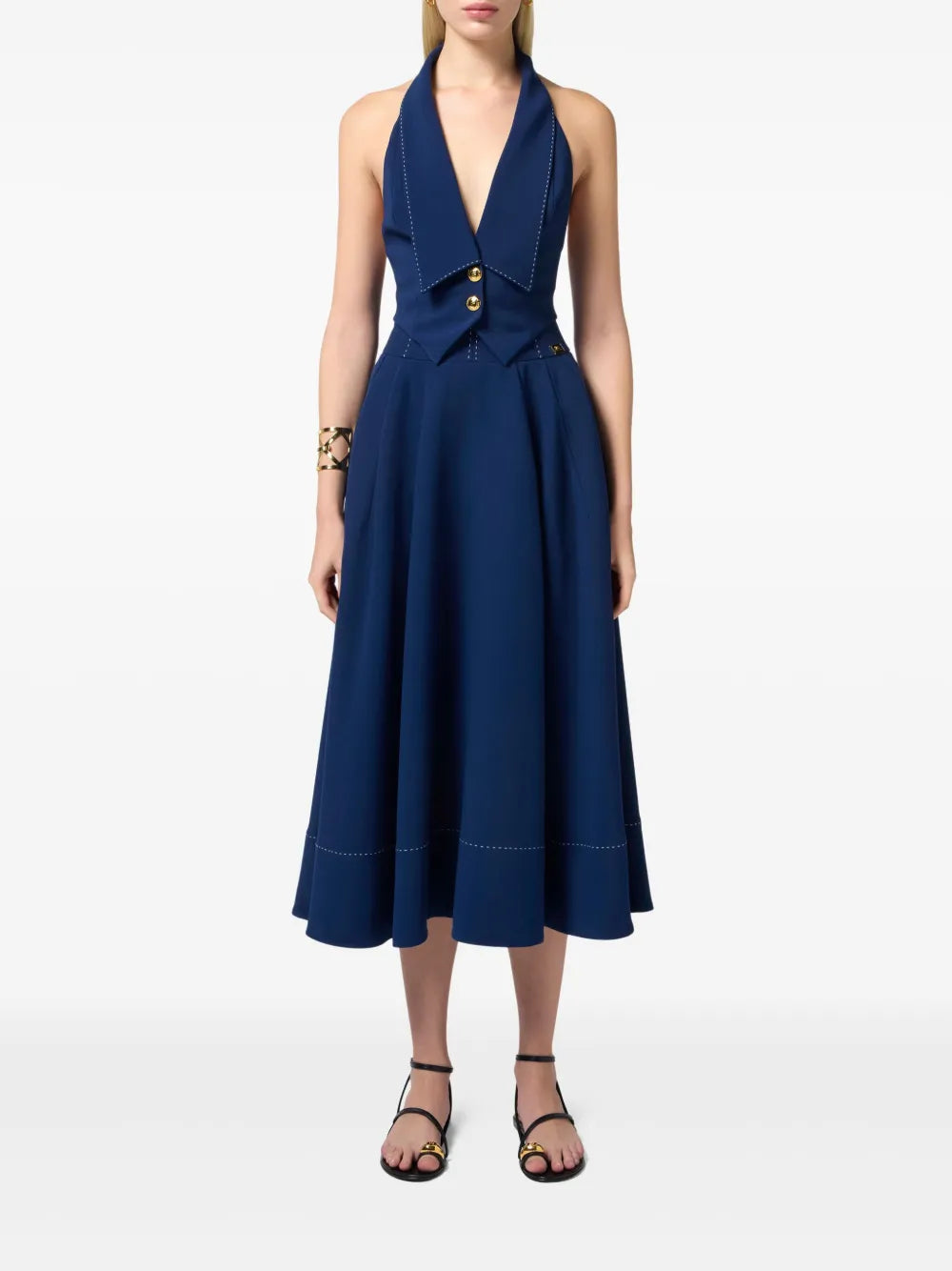 Crêpe Flared Skirt