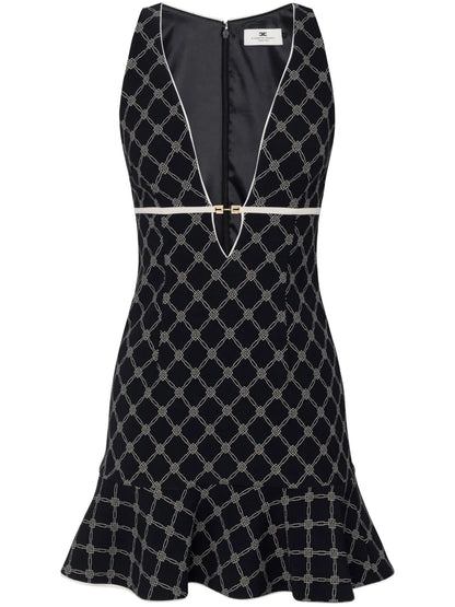 Diamond Print Dress