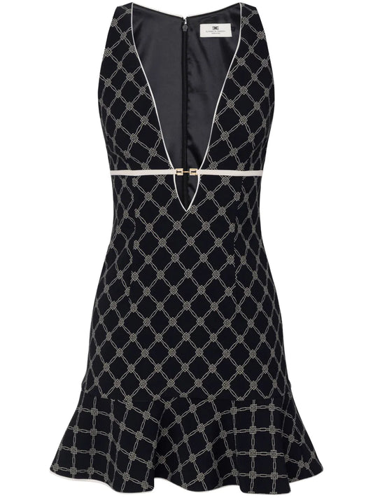 Diamond Print Dress