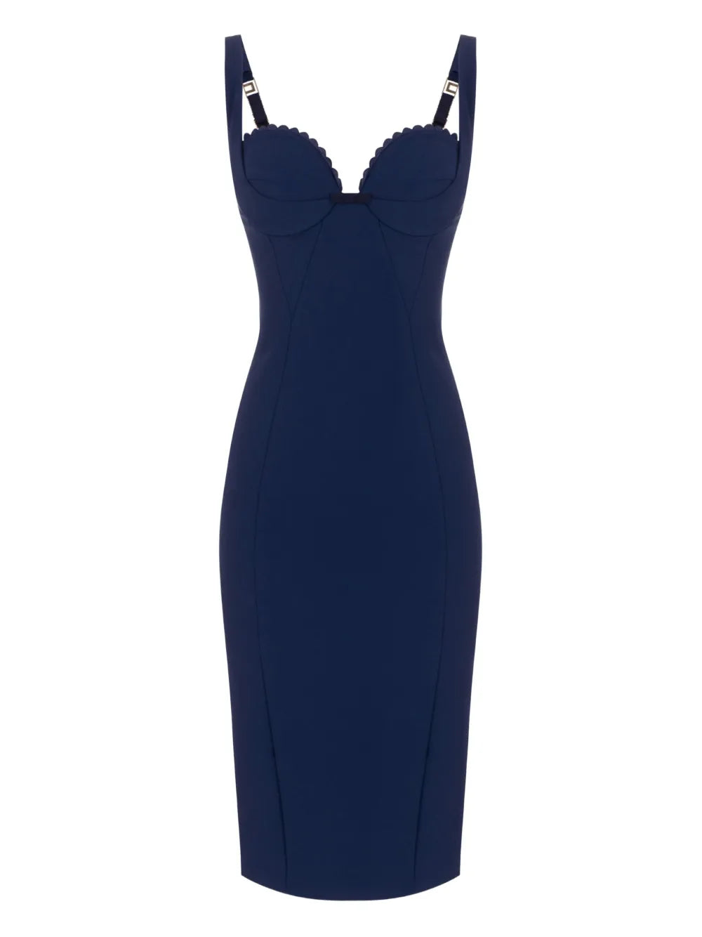 Stretch-Crepe Dress