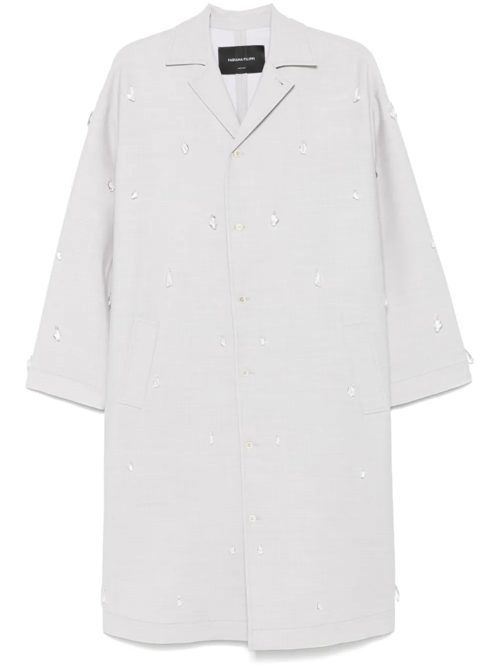 Crystal-Embellished Coat