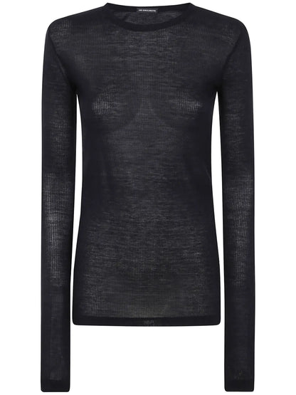 Ribbed-Knit Top