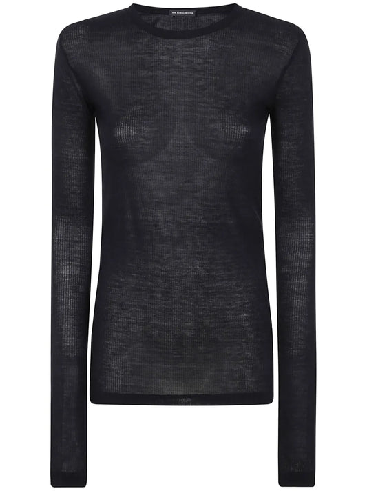 Ribbed-Knit Top