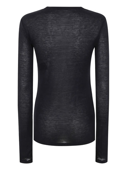 Ribbed-Knit Top