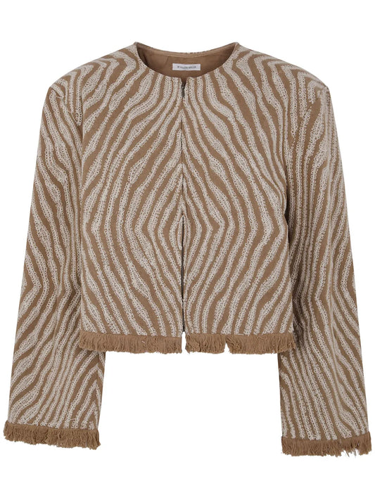 Zebra-Print Jacket