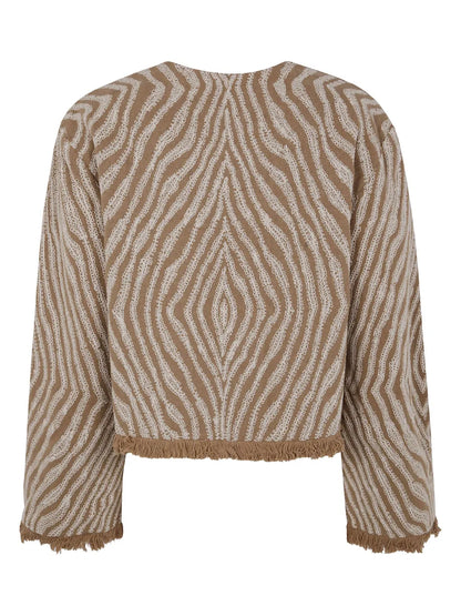 Zebra-Print Jacket