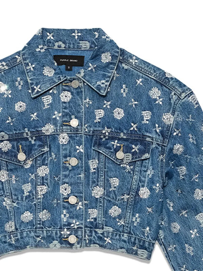Crop Jacket "Blue"