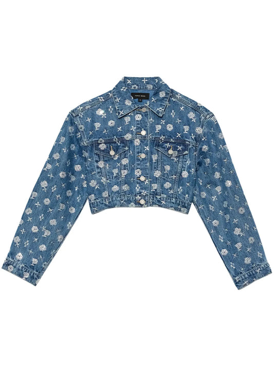 Crop Jacket "Blue"