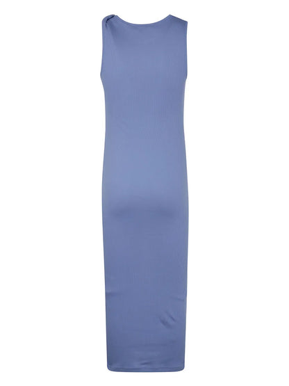 Embroidered Twisted-Strap Maxi Dress