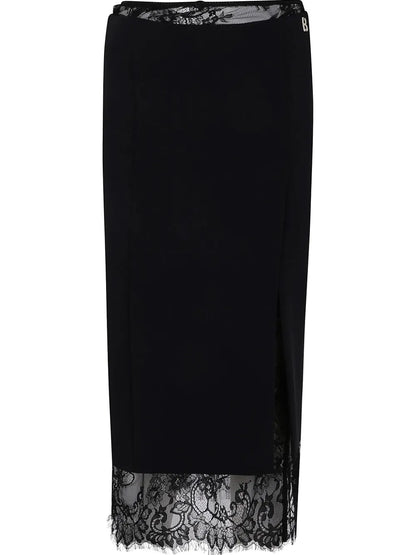 Lace-Trim Skirt