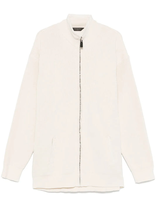 Zip-Up Cardigan