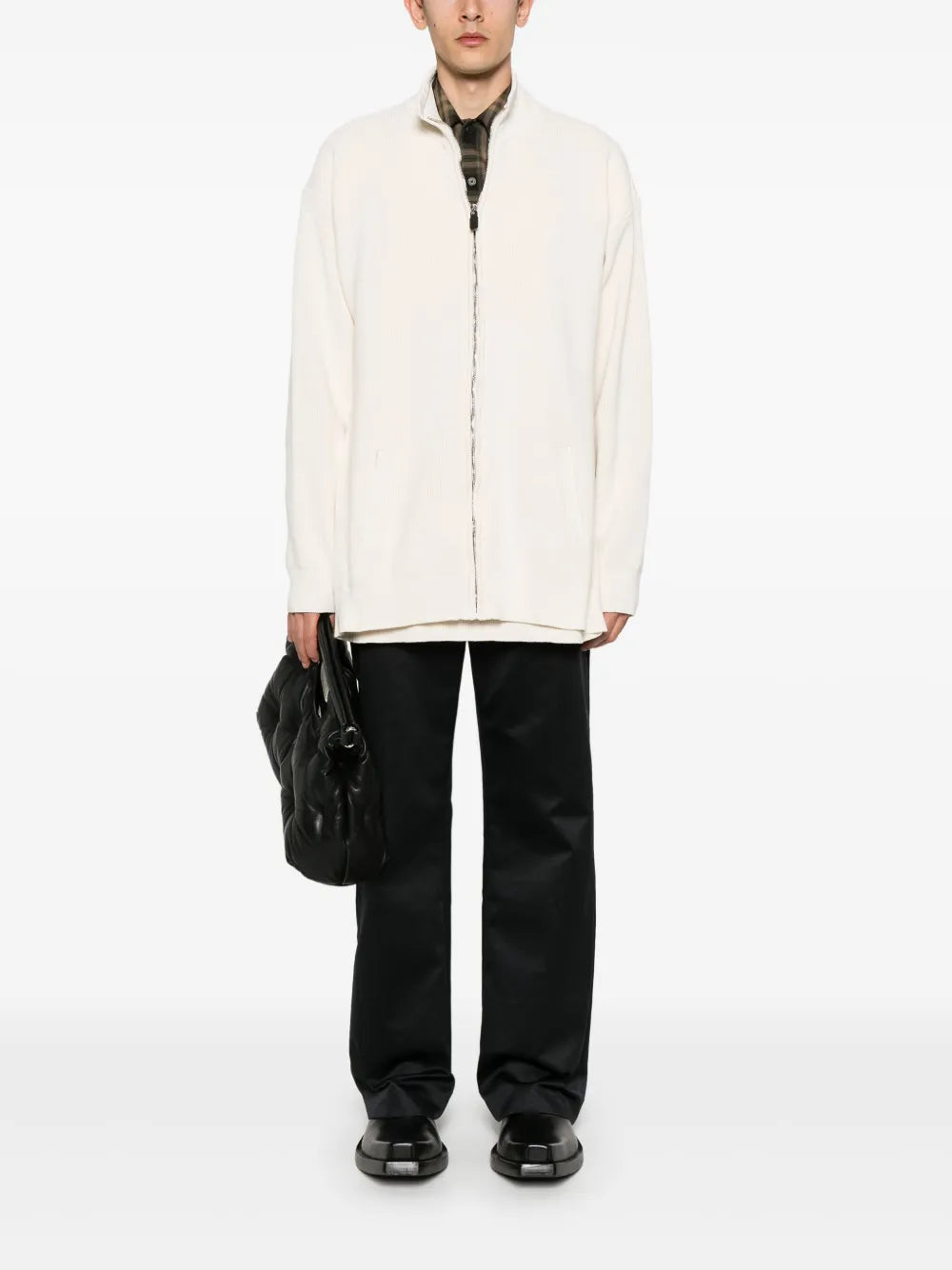 Zip-Up Cardigan