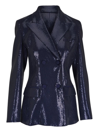 Sequin-Embroidered Blazer