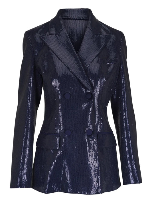 Sequin-Embroidered Blazer