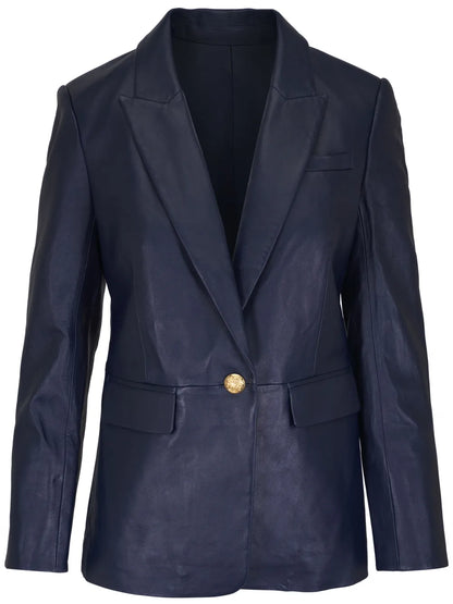 Leather Dickey Jacket