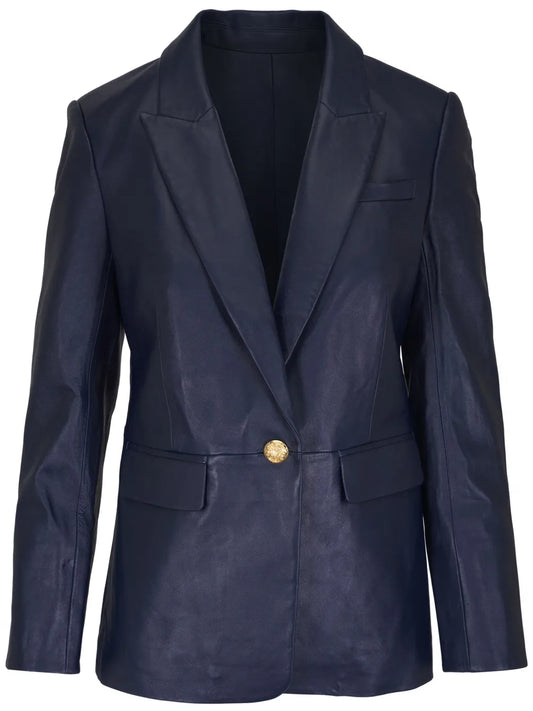 Leather Dickey Jacket