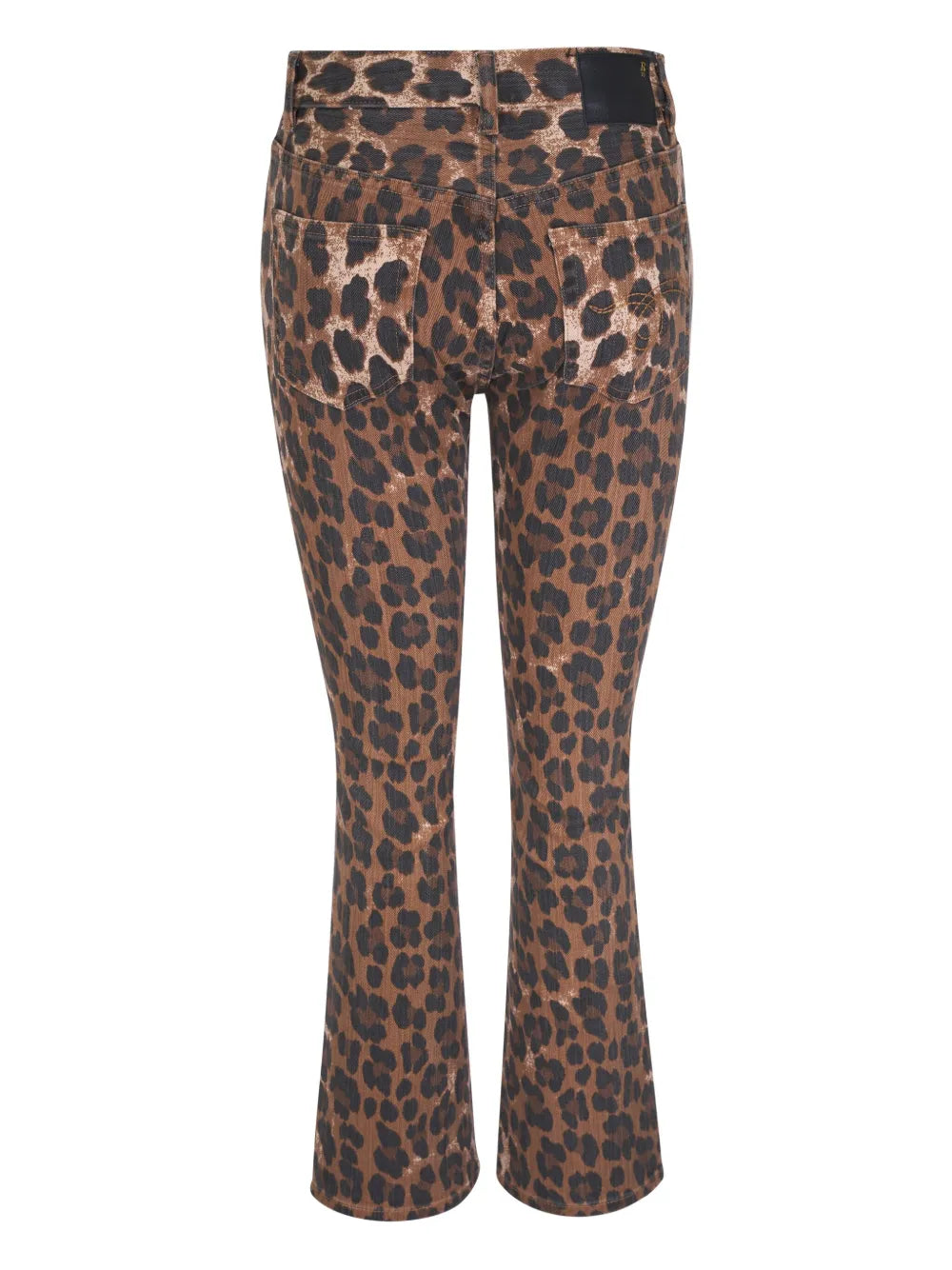 Leopard-Print Jeans
