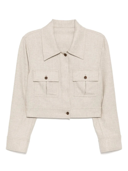 Cashmere Cropped Jacket