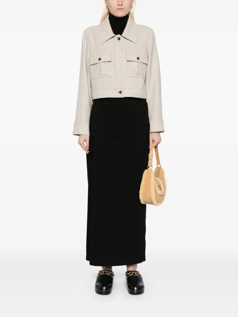 Cashmere Cropped Jacket