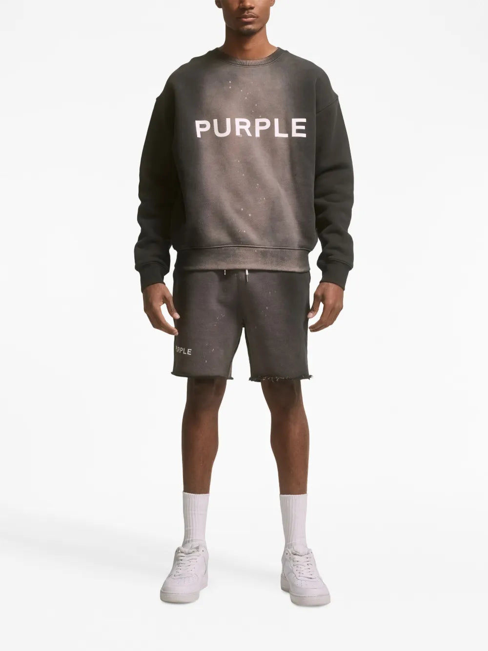 Hwt Fleece Crewneck "Black"
