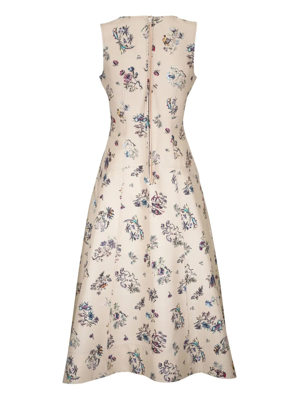 Floral-Print Midi Dress