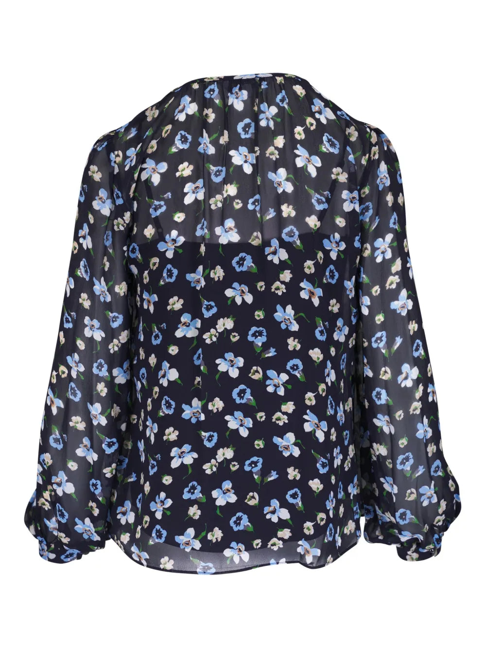 Floral-Print Blouse