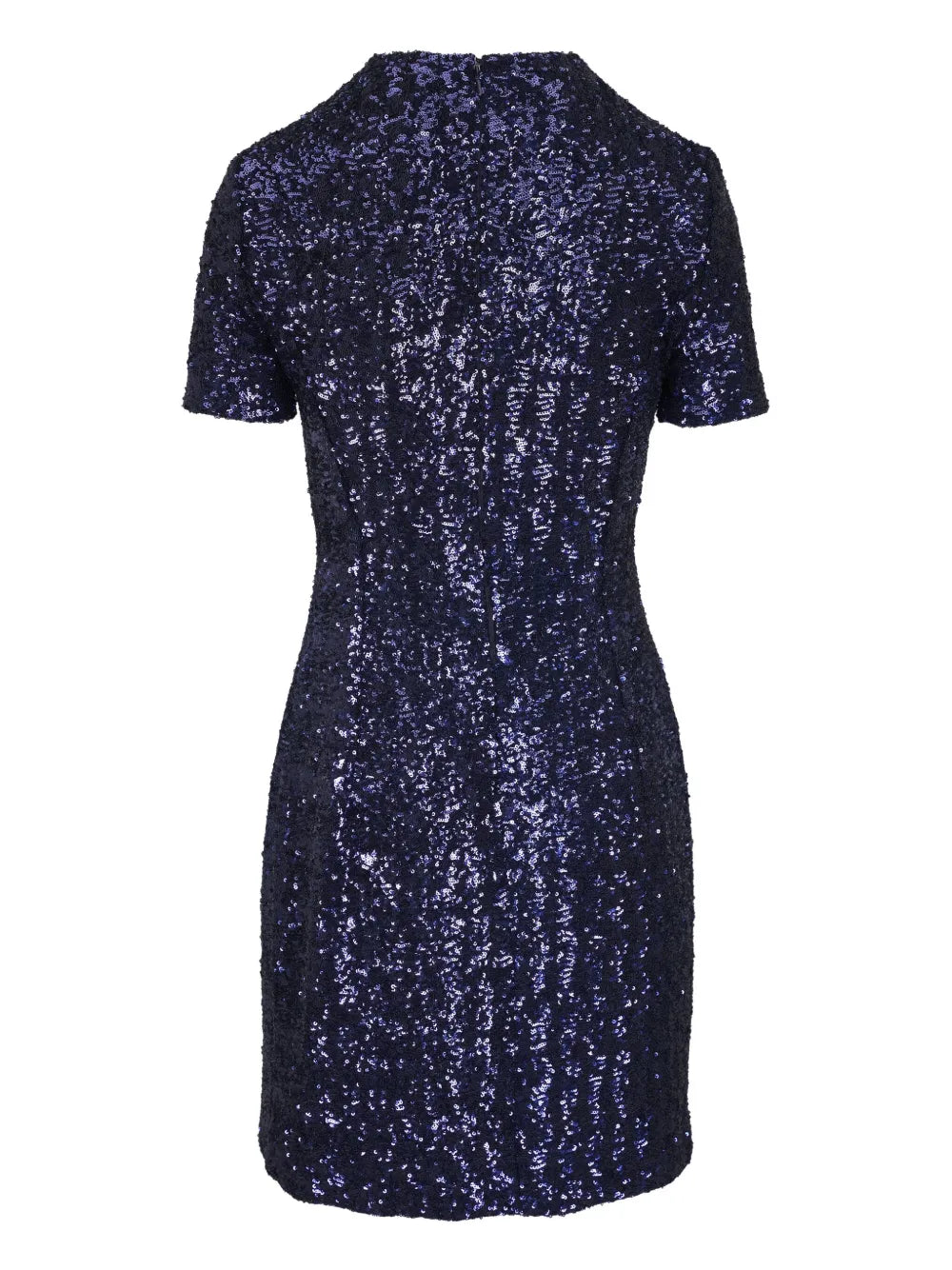 Sequinned Short-Sleeve Dress