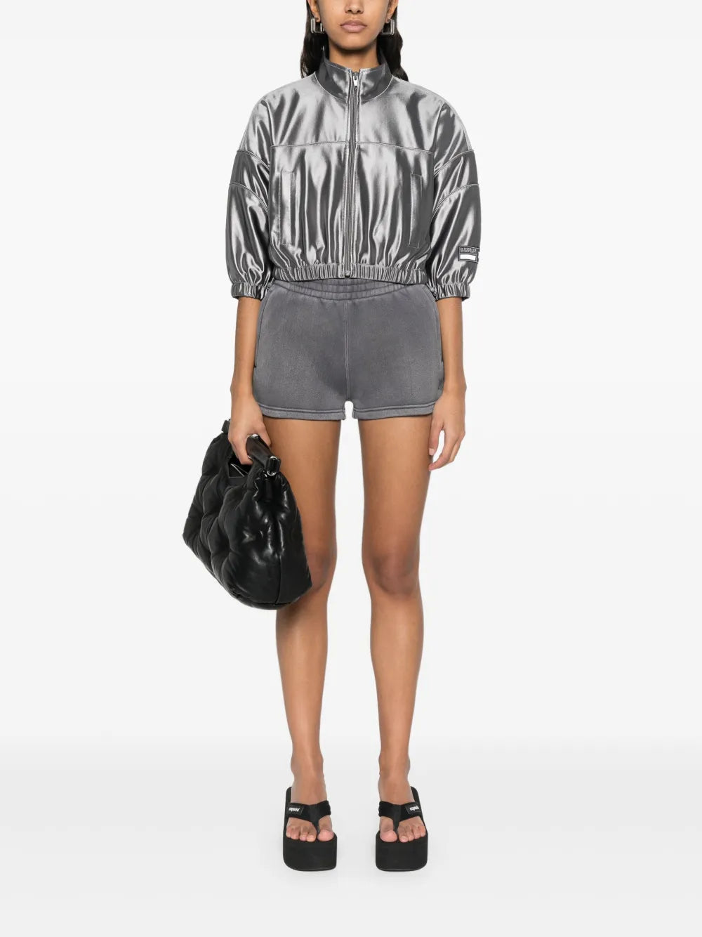 Logo-Stamp Mini Shorts