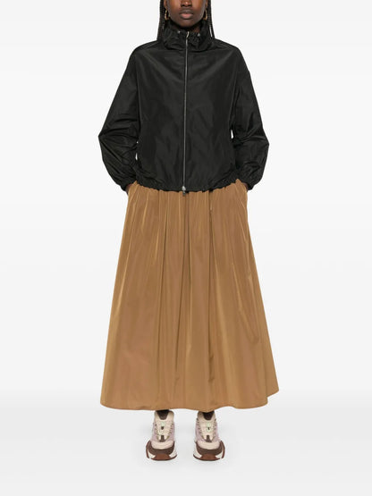 Drawstring-Collar Jacket