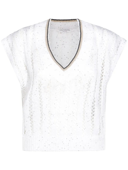 Openwork Knit Top