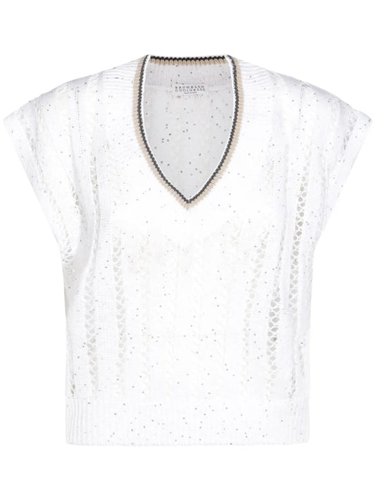 Openwork Knit Top