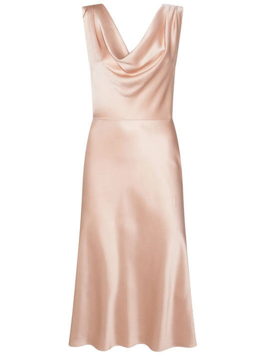 Satin Midi Dress