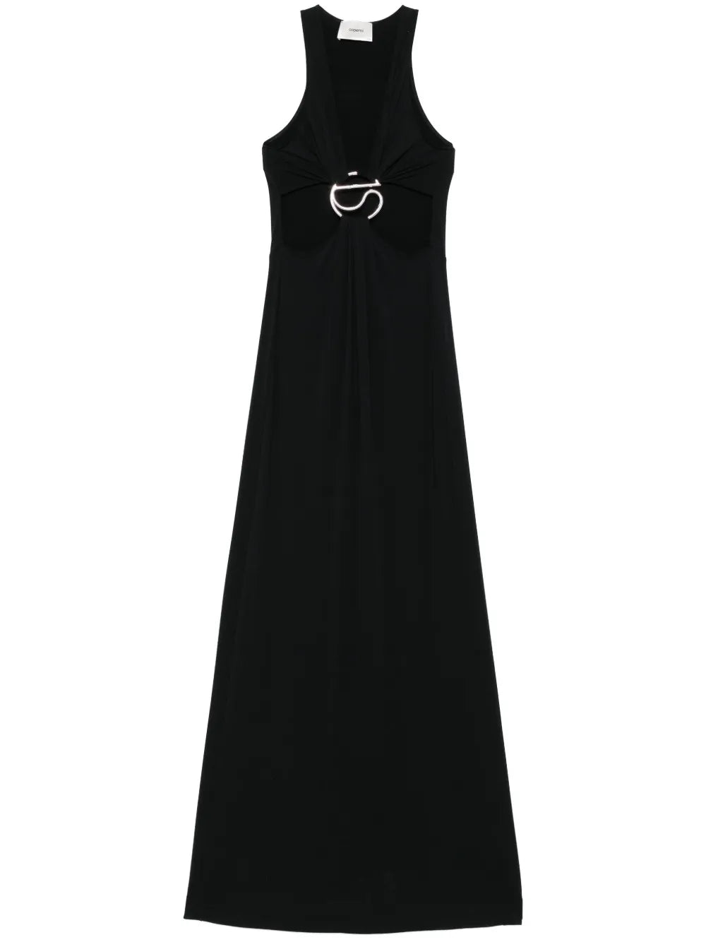C-Logo Cut-Out Maxi Dress