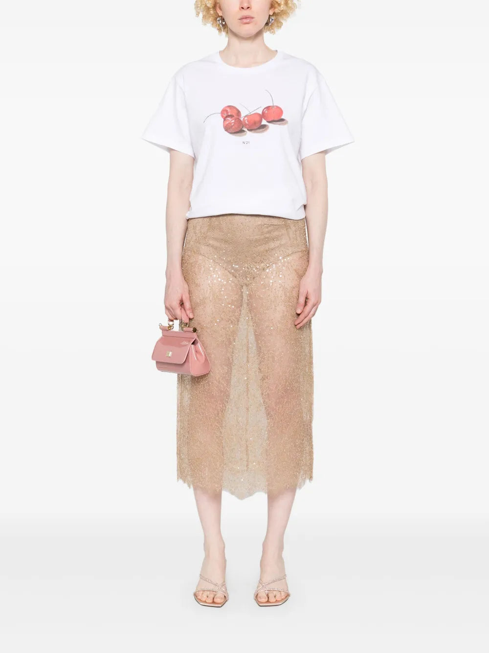 Cherry-Print T-Shirt