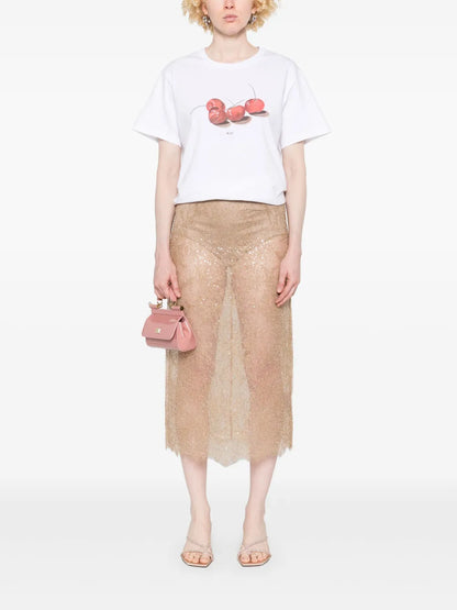 Cherry-Print T-Shirt