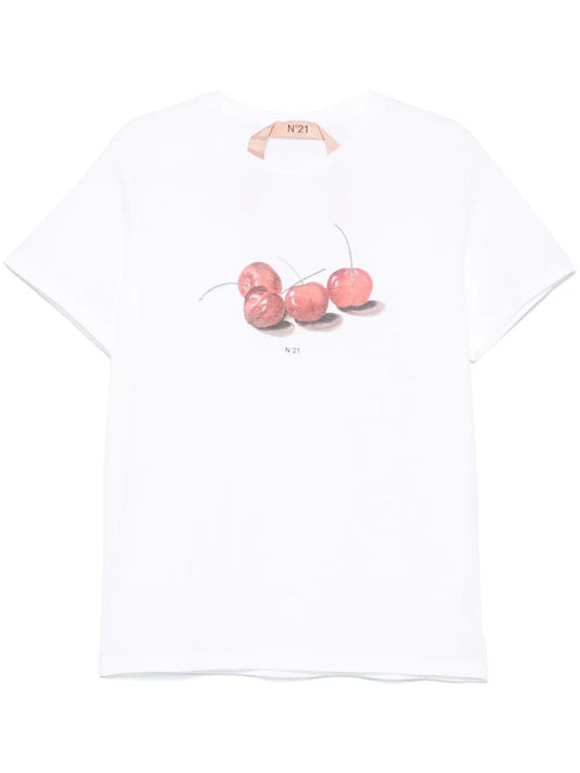 Cherry-Print T-Shirt