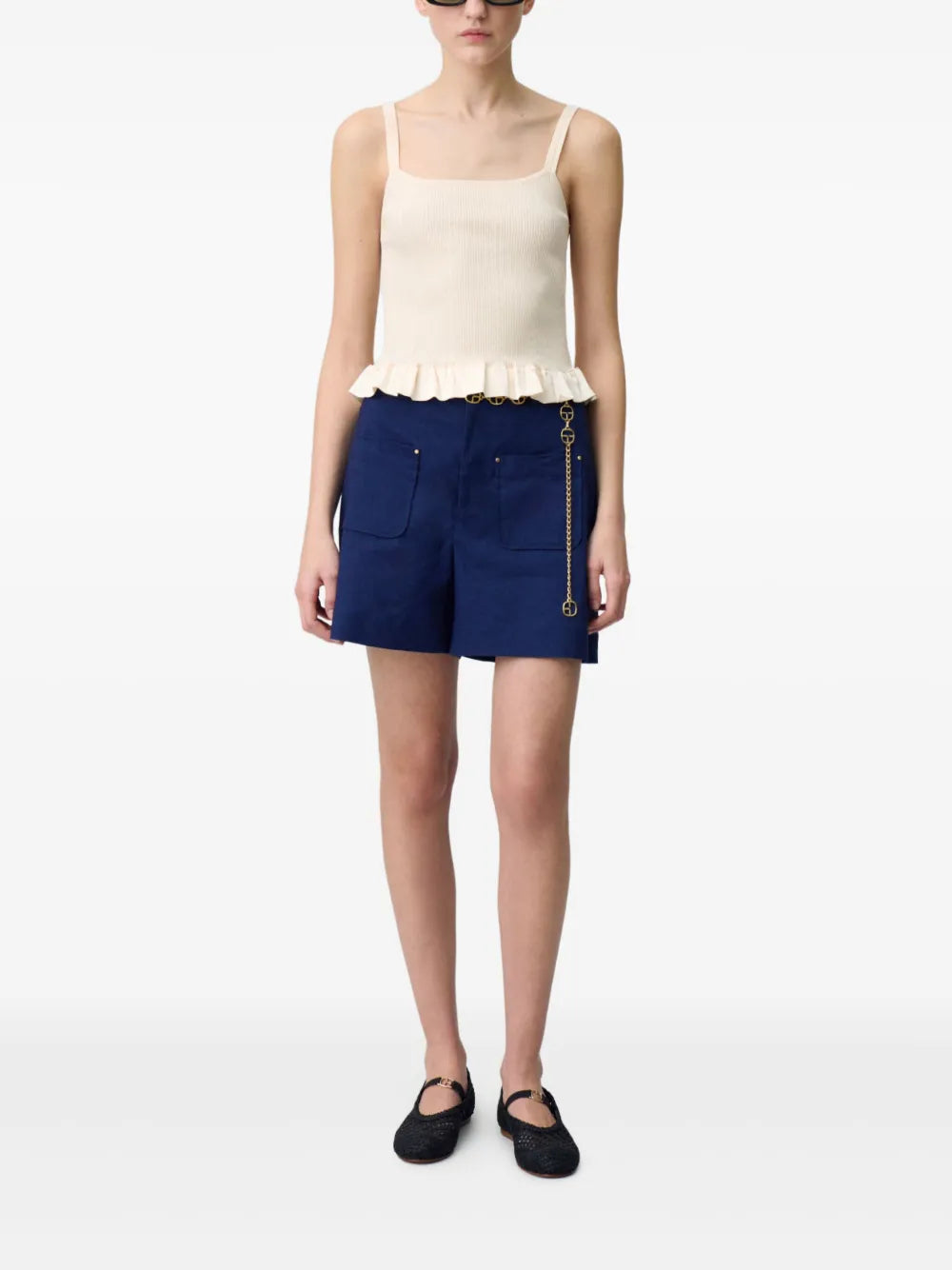 Ruffled Tank Top
