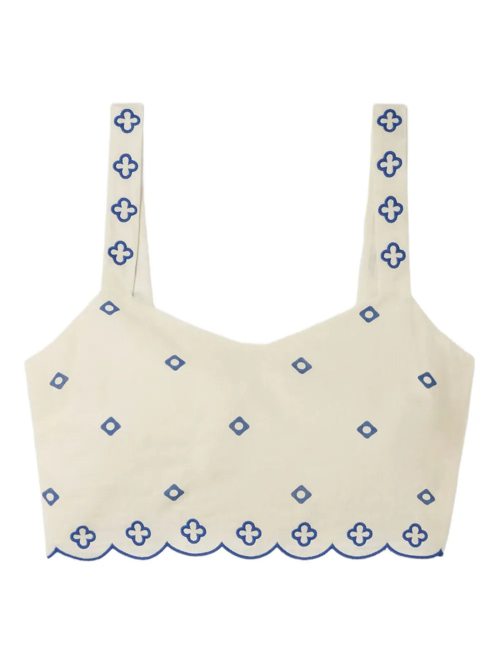 Cotton-Blend Crop Top