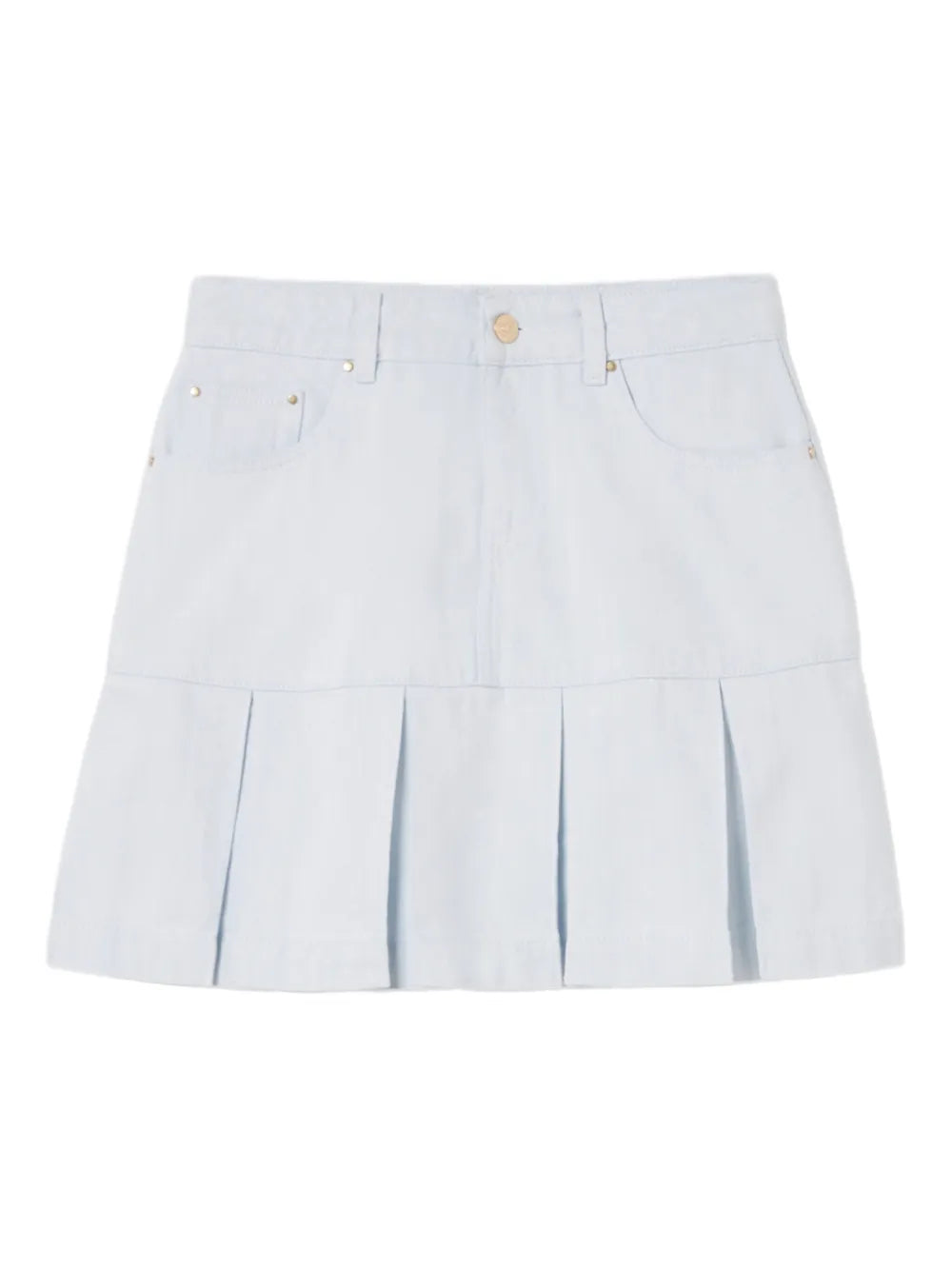 Cotton Pleated Skirt