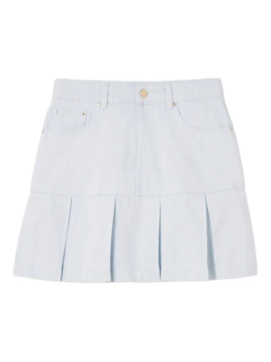 Cotton Pleated Skirt
