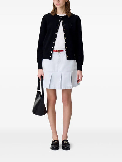 Cotton Pleated Skirt