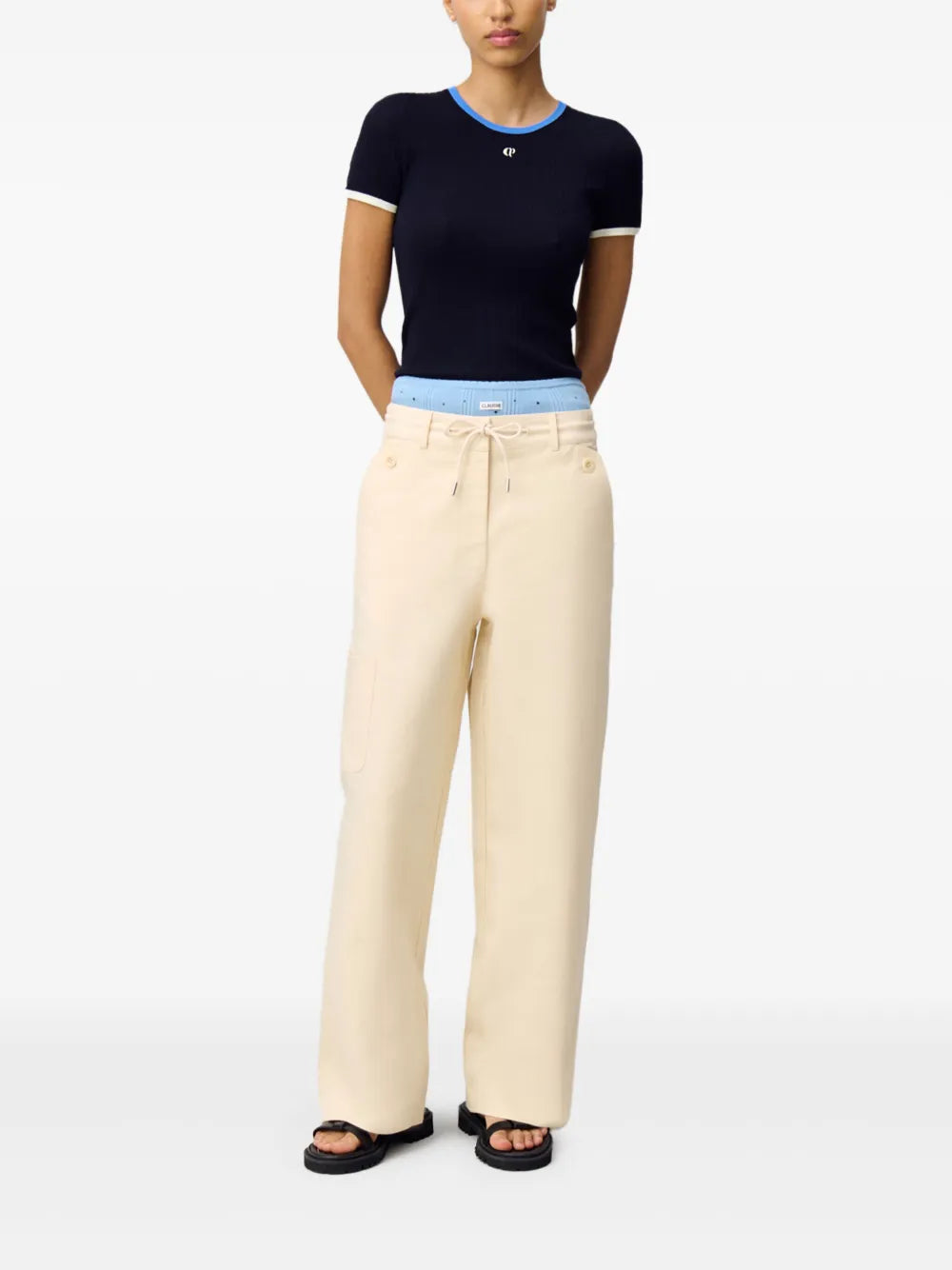 Low-Waist Cargo Trousers