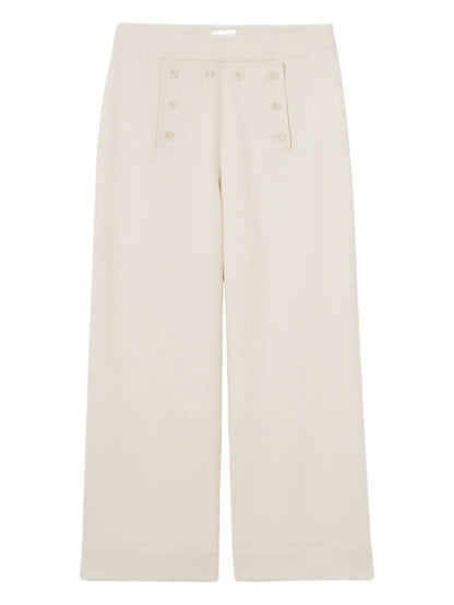 Buttoned Cropped Pants