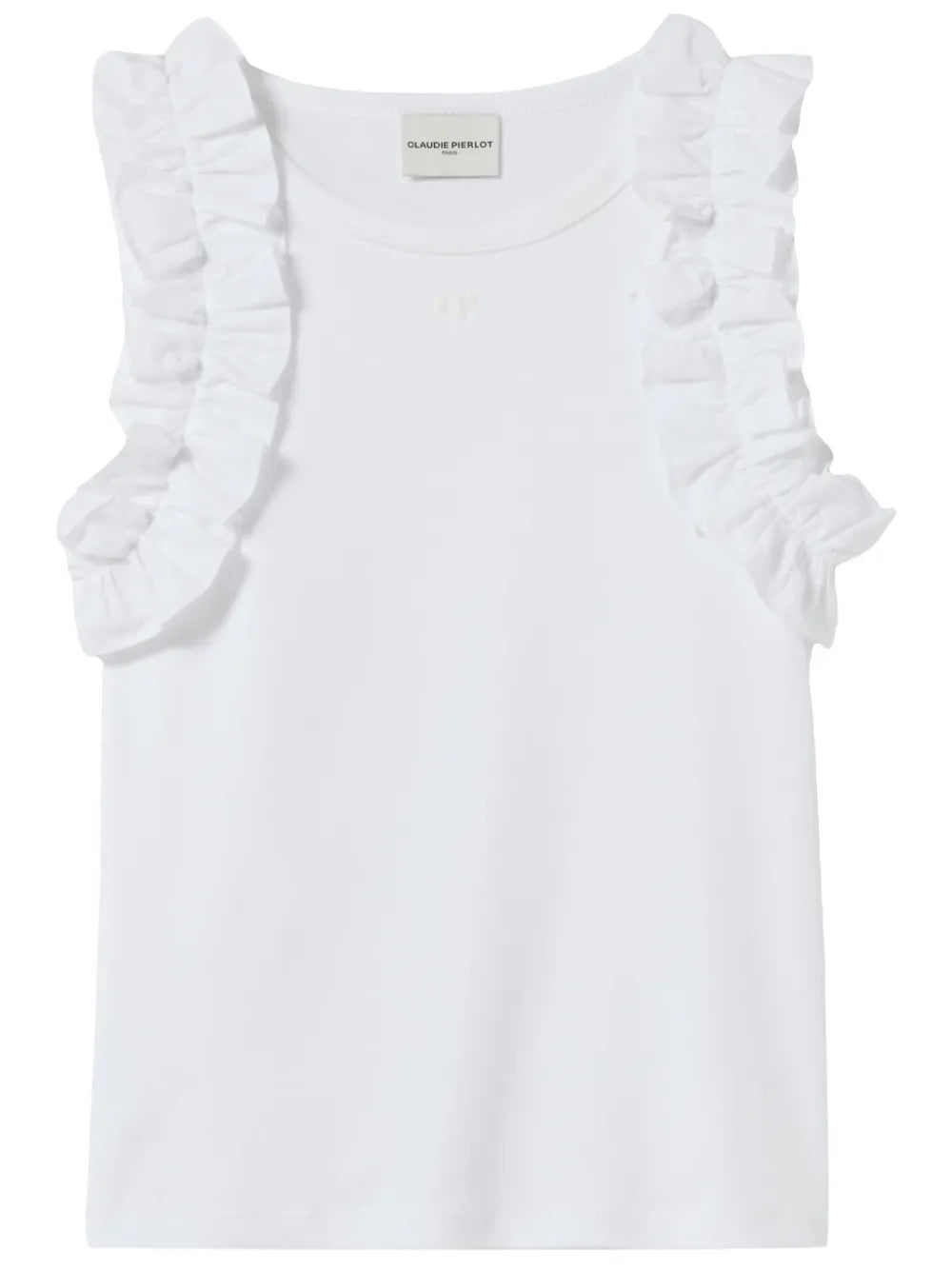 Ruffle-Trim Tank Top
